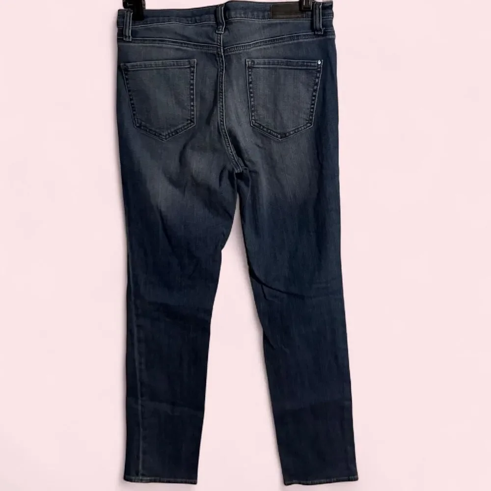DKNY Jeans Womens 8 Blue Soho Straight Denim Pants